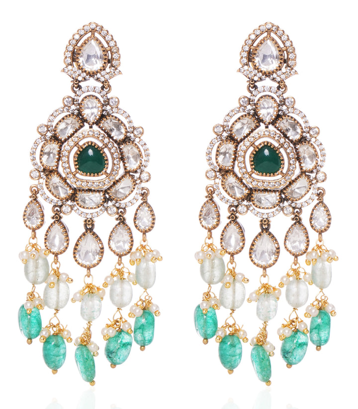 ANANMIKA POLKI STATEMENT EARRING