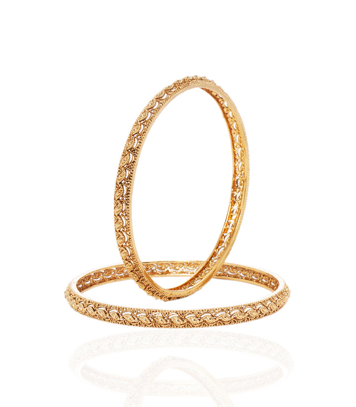 NEHARIKA GOLD PLATED  BANGLES