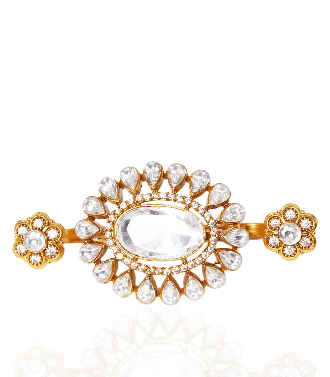 FIZA GOLD PLATED  POLKI RING