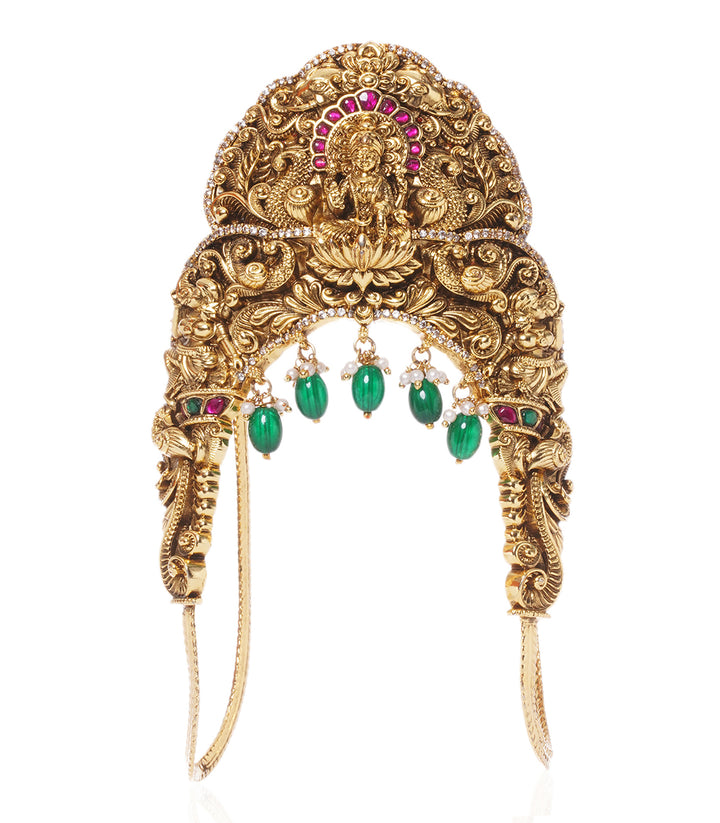 ANMARA  RUBY & GREEN ONYX  BAJUBANDH