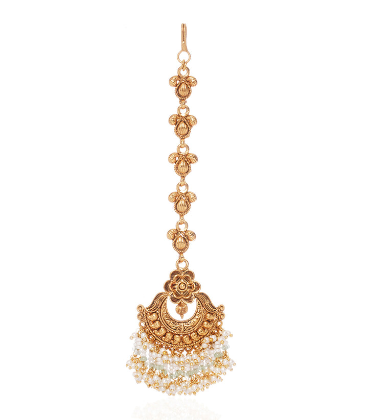 DIVYA GOLD PLATED  KUNDAN TIKA