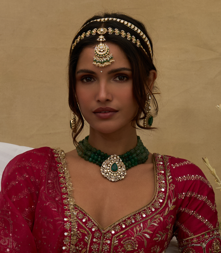 AMREEN GREEN MOISSANITE CHOKER