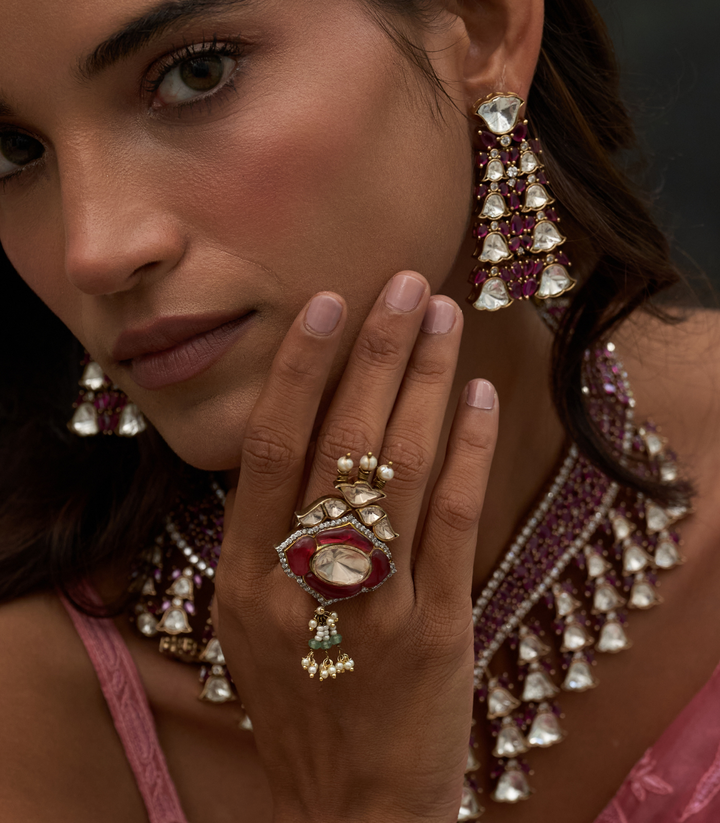 DHRITI MOISSANITE RING