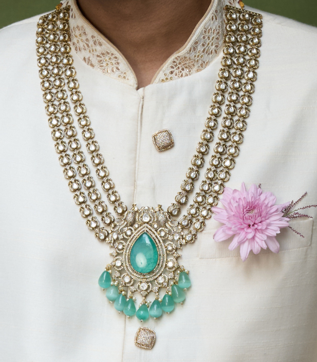 NIRVAAN GOLD PLATED BUTTON