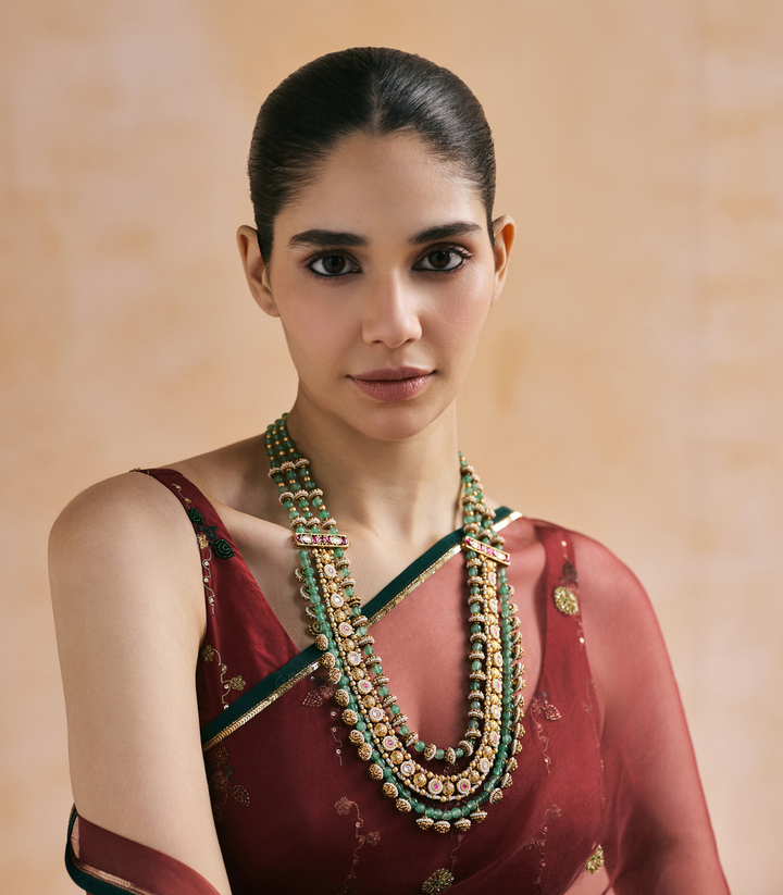 PIHU RED & GREEN NECKLACE