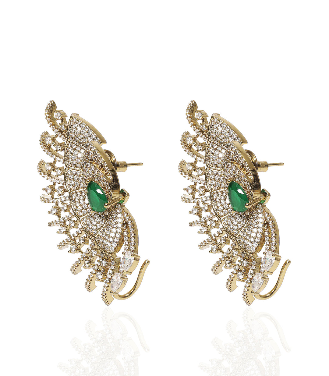 SADHVI ANTIQUE FINISH POLKI EARCUFF
