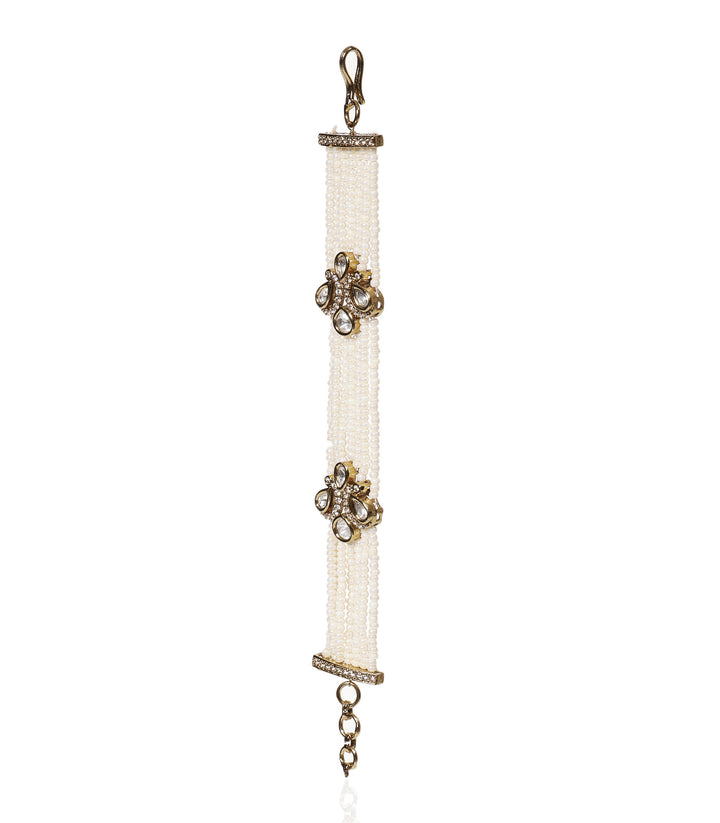 RAJVISHA ANTIQ FINISH POLKI EARCHAIN