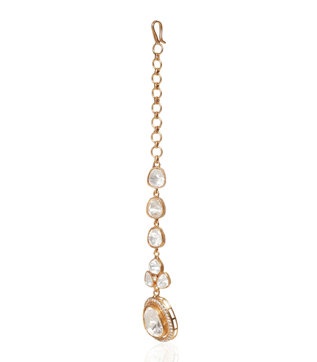 EKANIKA GOLD PLATED  POLKI TIKA