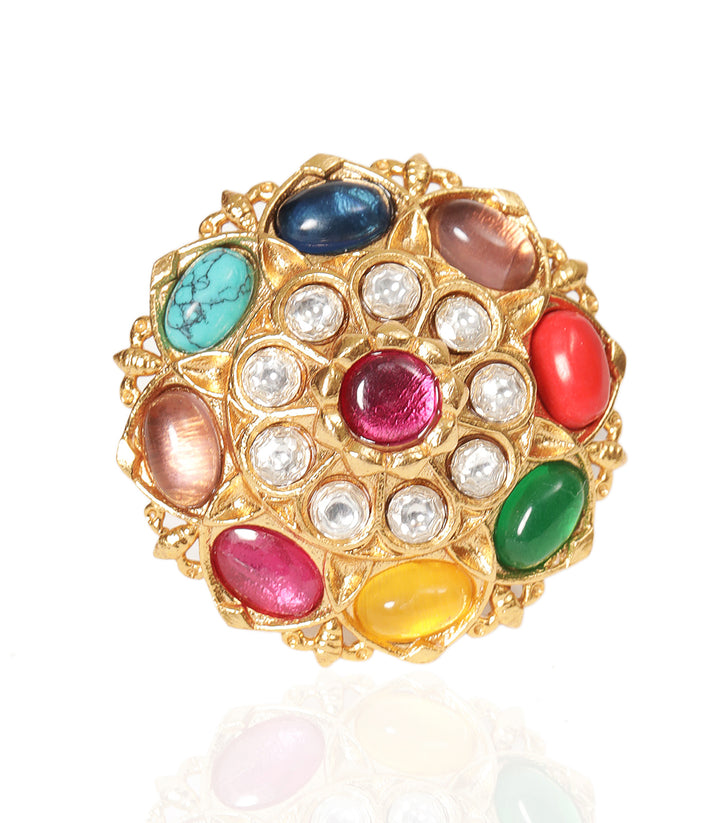 ANVI NAVRATAN POLKI RING