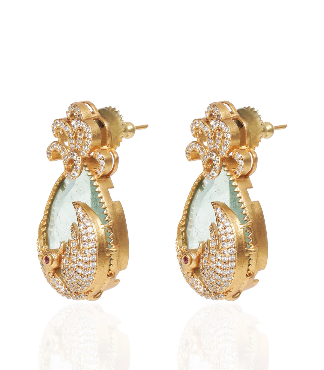 GARGI MINT POLKI STUD