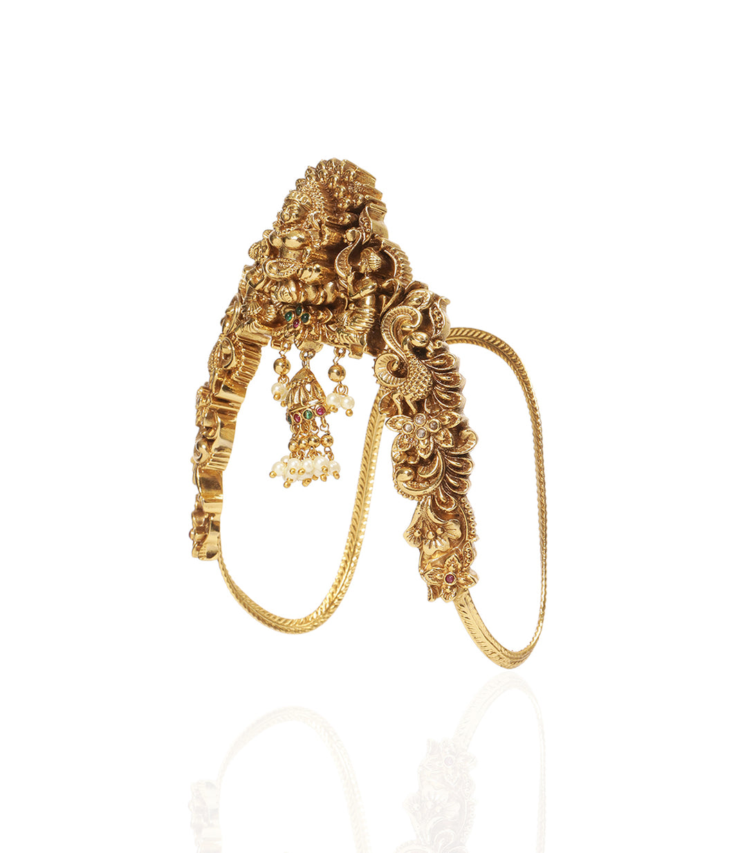 BHAVINI RED GOLD PLATED BAJU BANDH