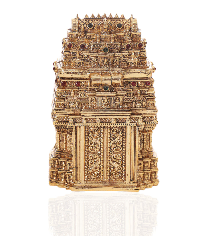 GANESHA GOLD PALTED  ORNATE BOX