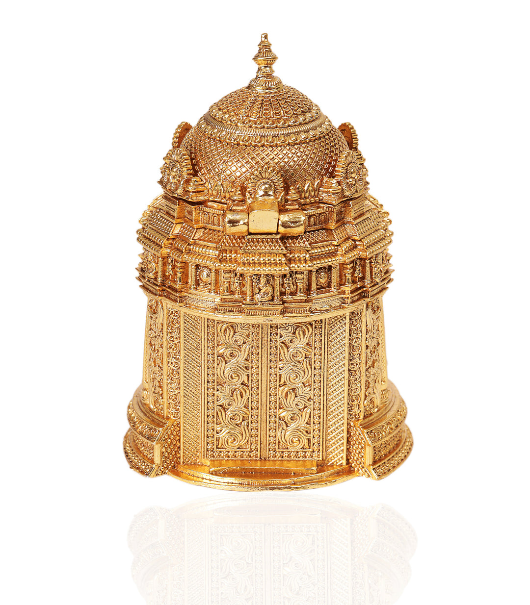 GOLD PLATED MAHALAKSHIMI ORNATE BOX