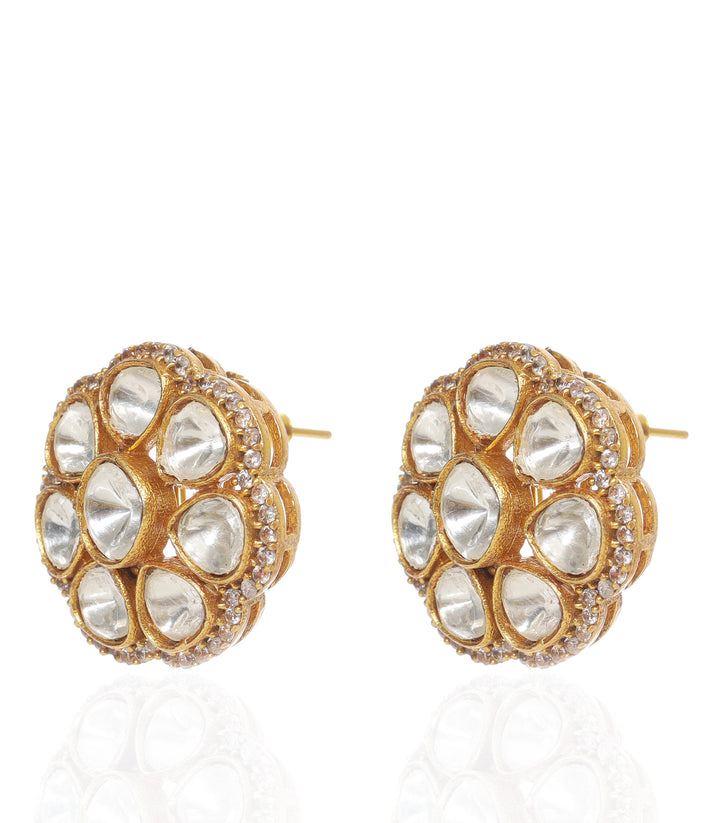 SADHVI GOLD PLATED STUD