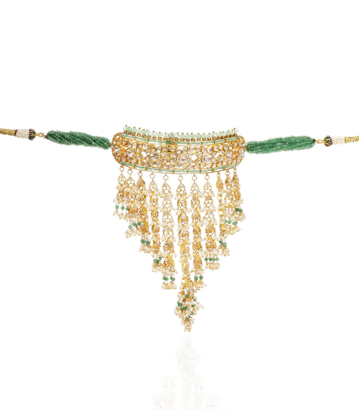 RUDRA GREEN MOISSANITE CHOKER