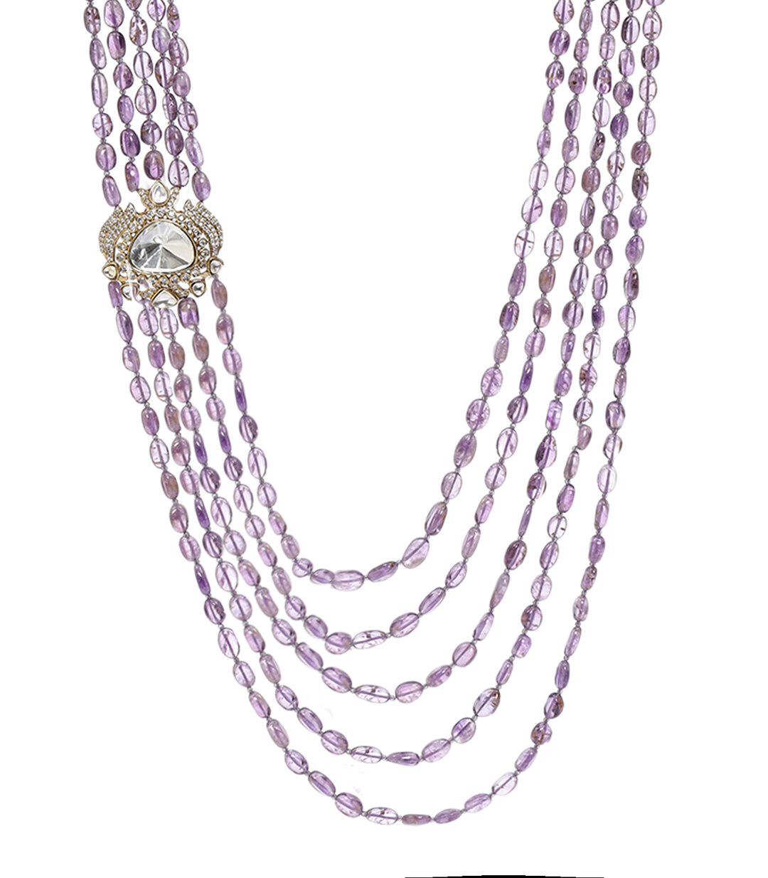 VAIDEHI PURPLE BEADS GROOM NECKLACE