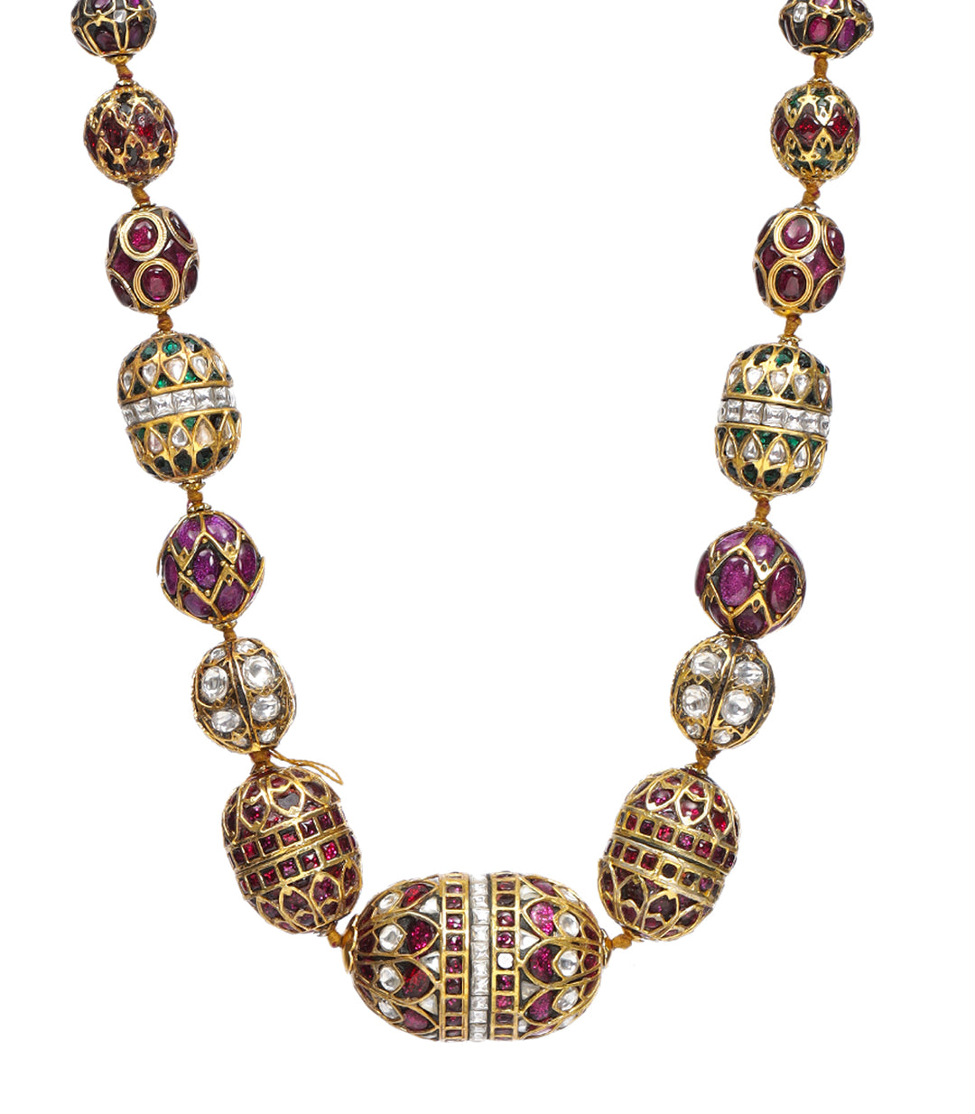 GEETIKA MULTI COLOR KUNDAN LONG NECKLACE