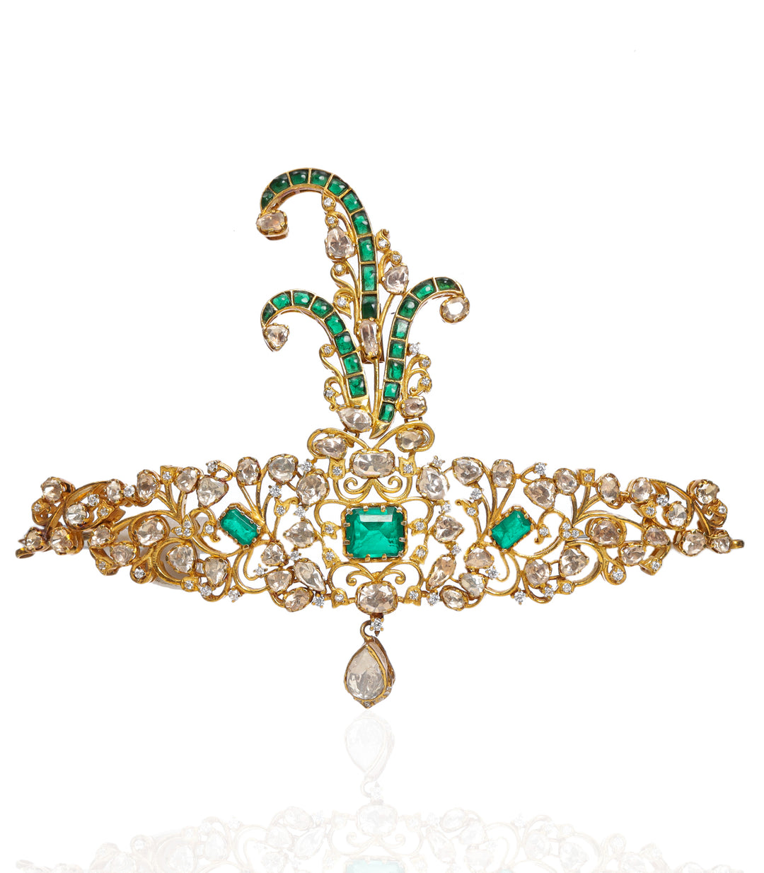 MITALI GREEN MOISSANITE KALGI