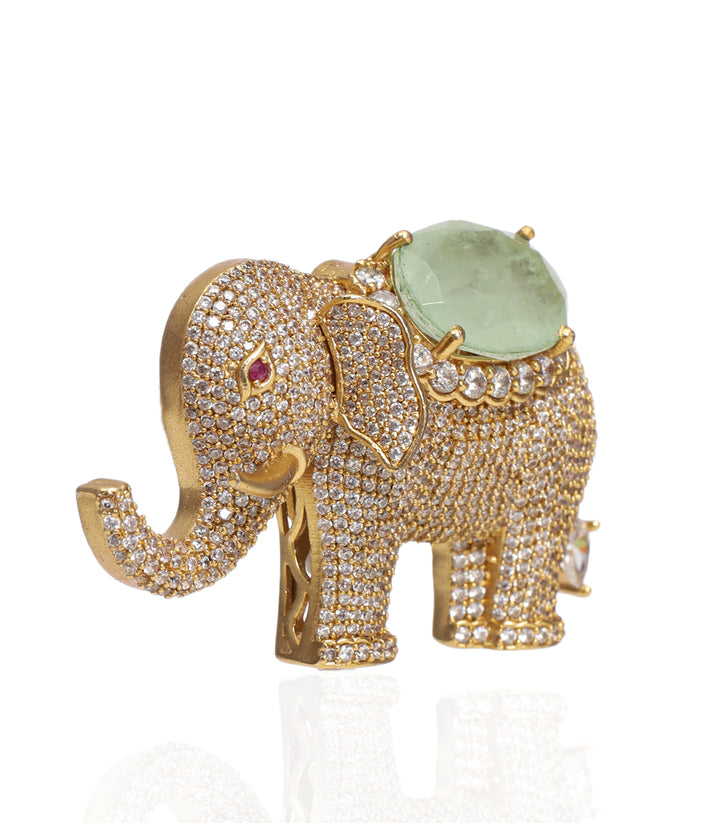 AIRAVAT MINT BROOCH