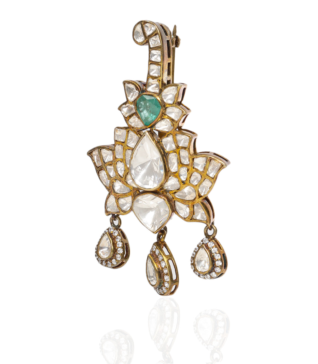 NEETA GREEN MOISSANITE KALGI