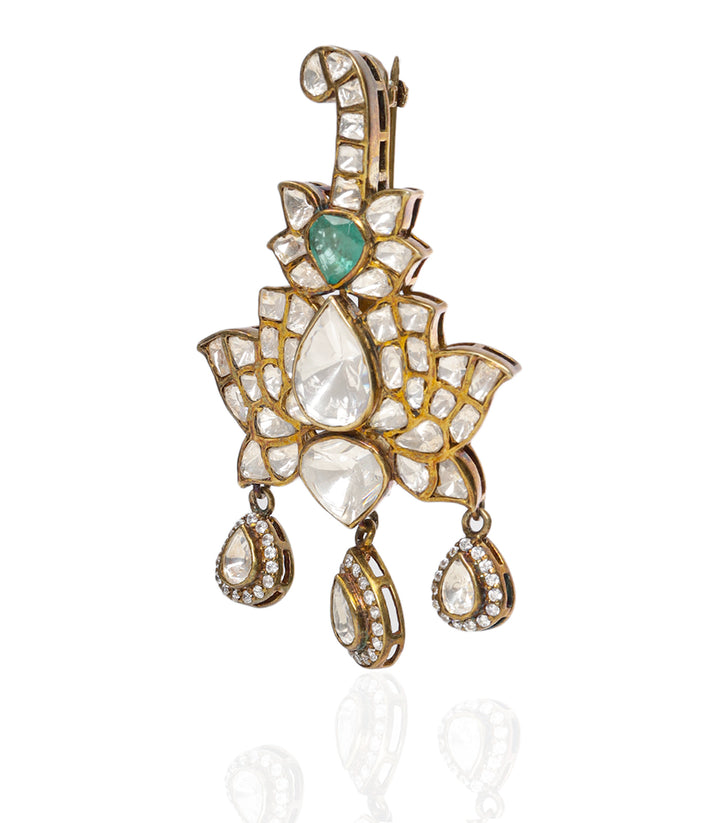 NEETA GREEN MOISSANITE KALGI