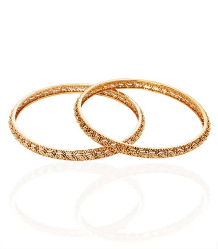 NEHARIKA GOLD PLATED  BANGLES