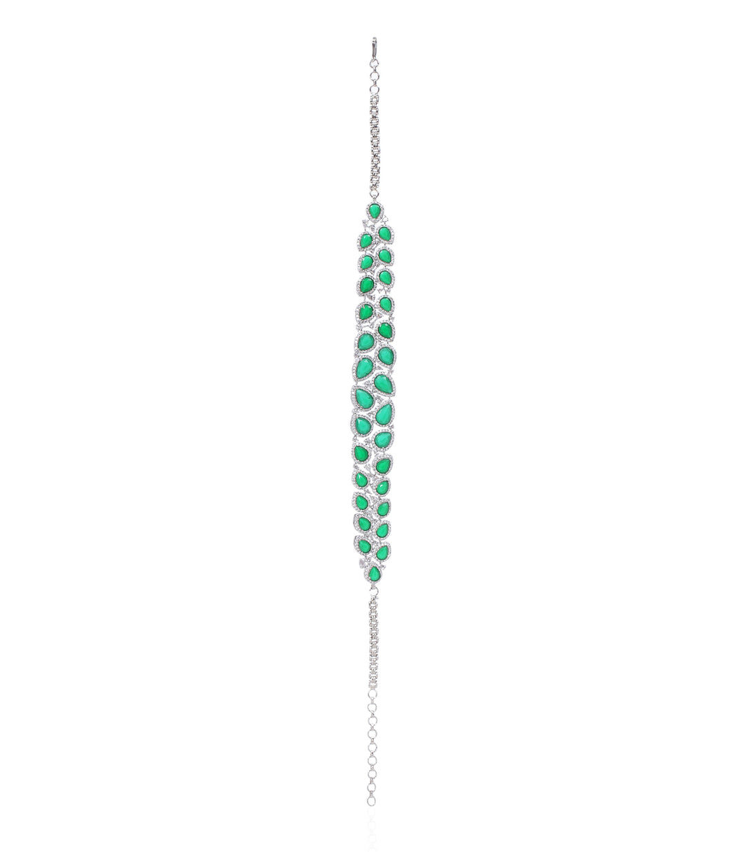 JOANNA GREEN ZIRCON CHOKER