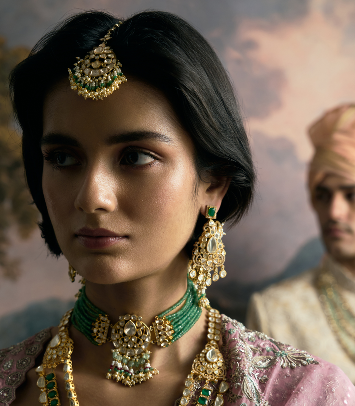 GITANJALI GREEN MOISSANITE CHOKER