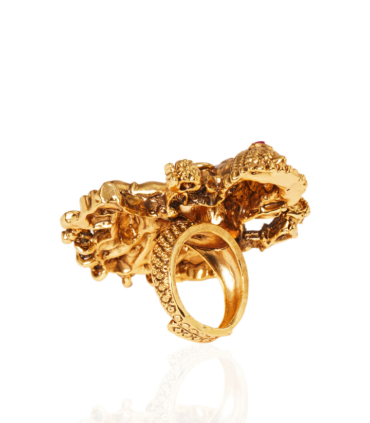 PARVATI GOLD PLATED  RING