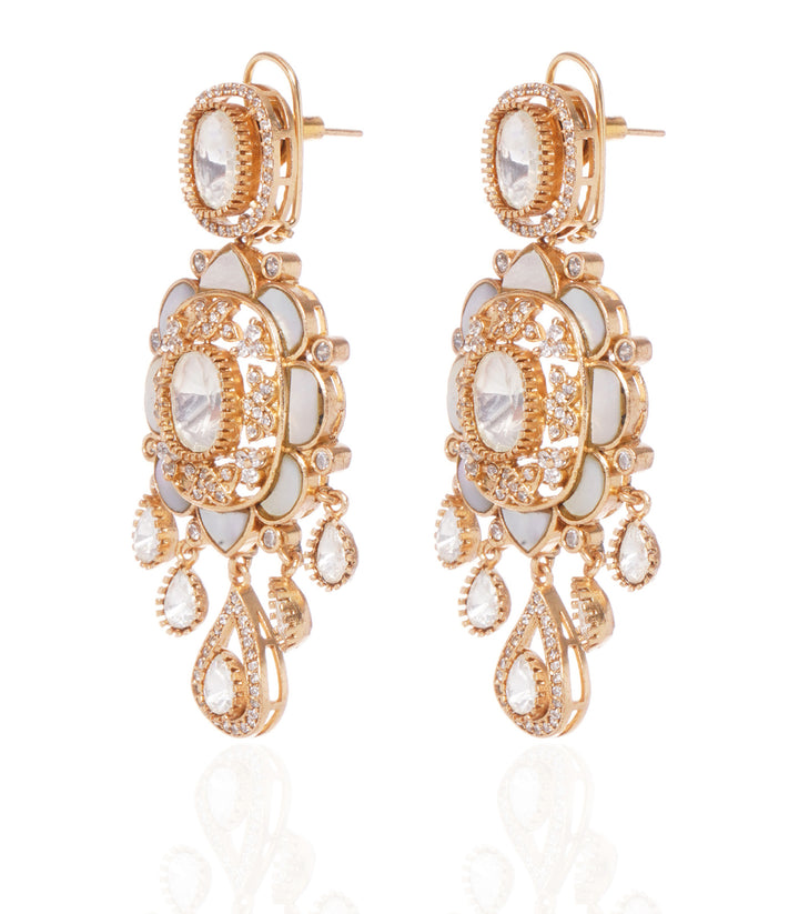 FALGUNI MOTHER OF PEARLS STATEMENT EARRING