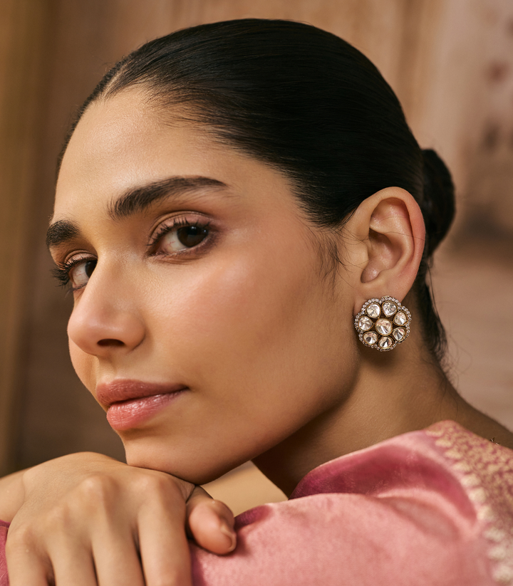 SADHVI GOLD PLATED STUD