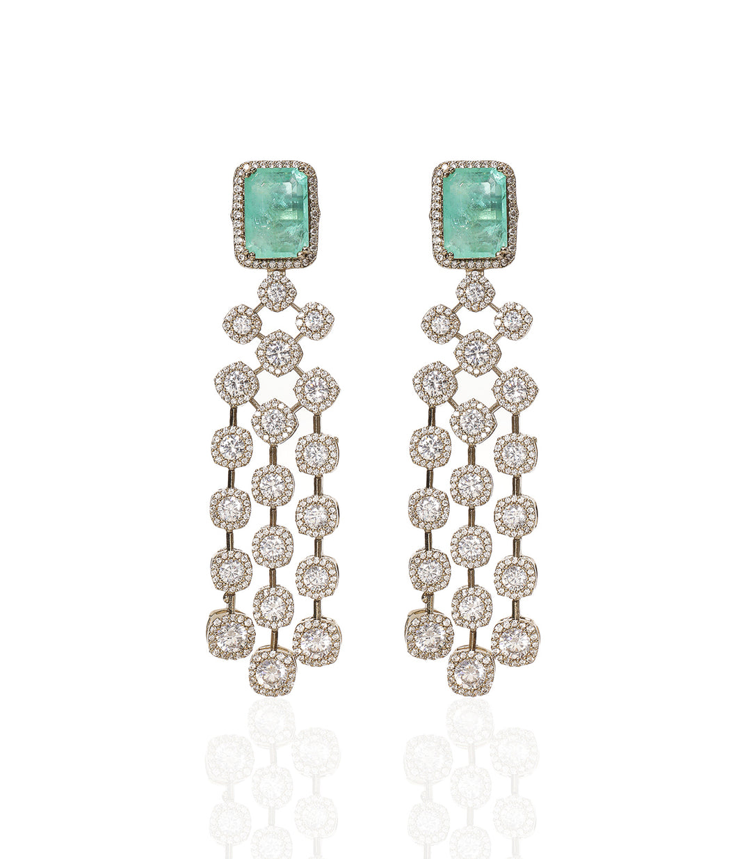 HETAL MINT POLKI NECKLACE SET