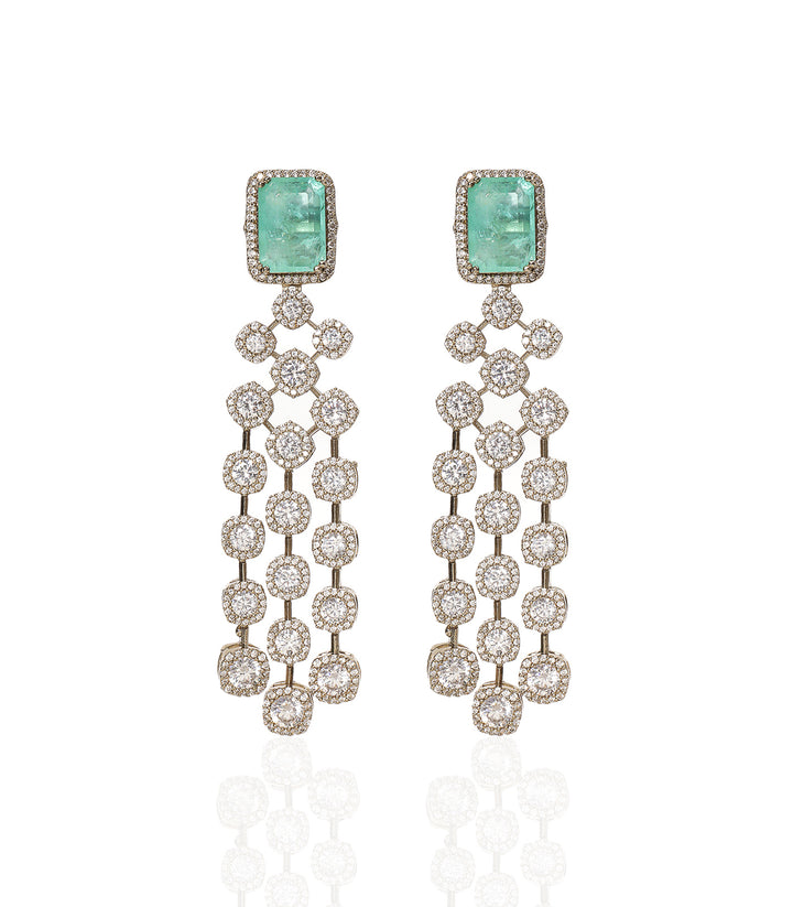 HETAL MINT POLKI NECKLACE SET