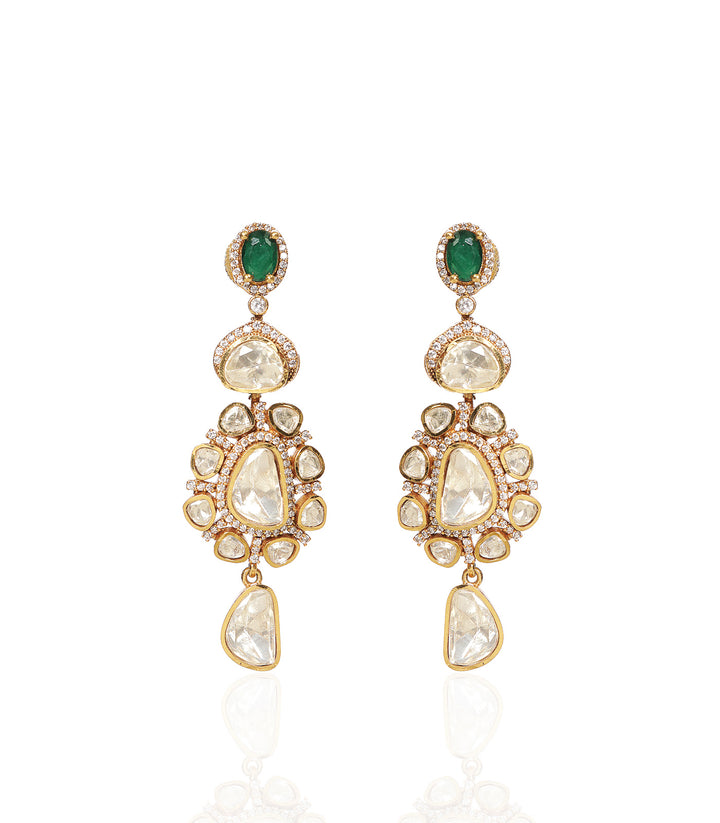 ASHA GREEN MOISSANITE NECKLACE SET
