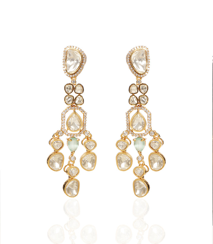 BRINDA MINT MOISSANITE NECKLACE SET