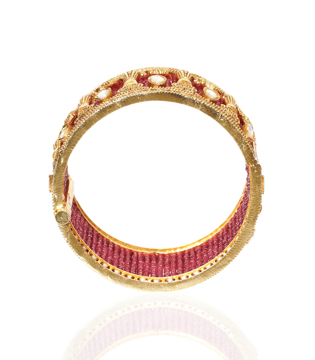 SHIVANYA GREEN POLKI BANGLES