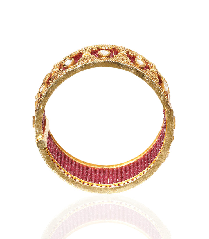 SHIVANYA GREEN POLKI BANGLES