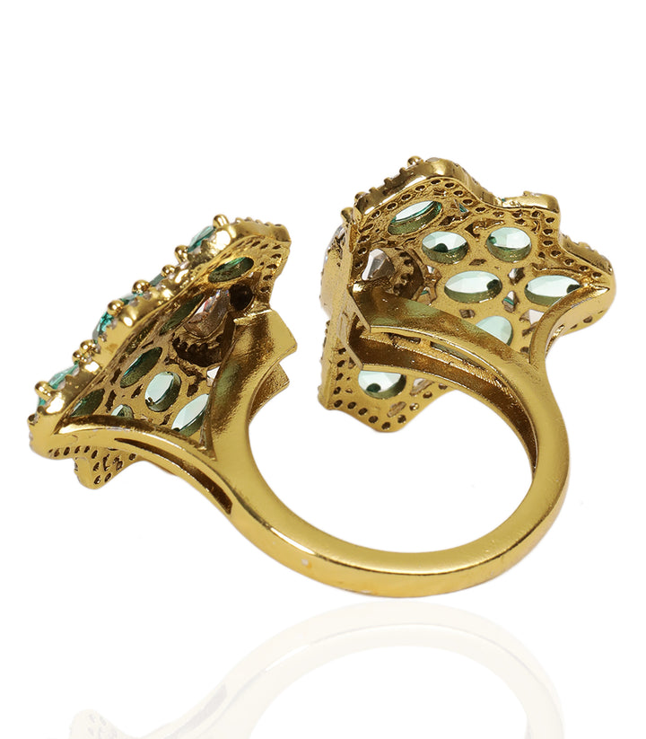 SHRESHTA MINT ROSE CUT RING