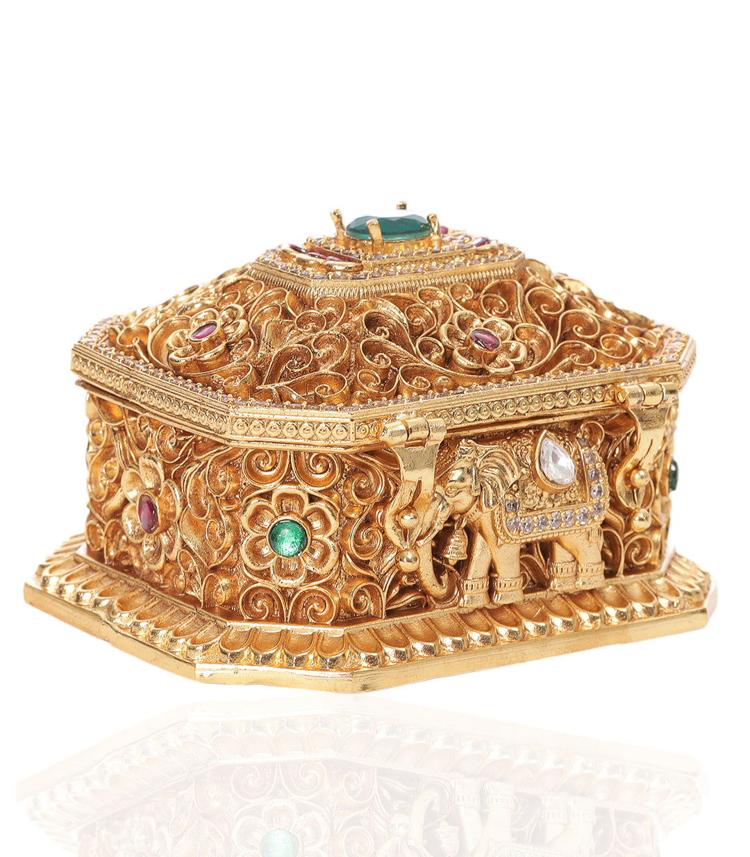 ALKA GOLD PLATED ORNATE BOX
