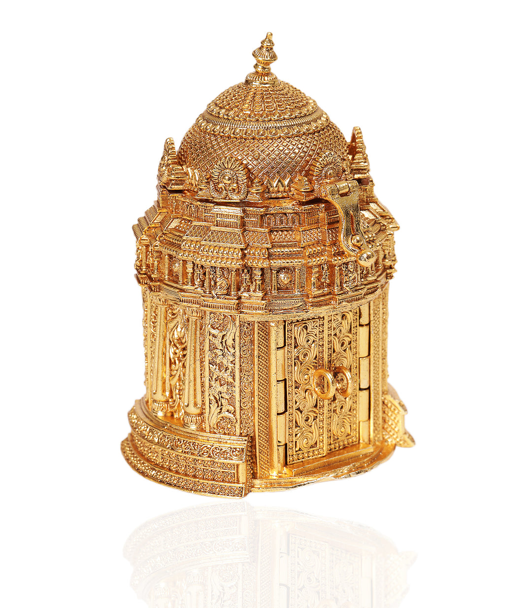 GOLD PLATED MAHALAKSHIMI ORNATE BOX