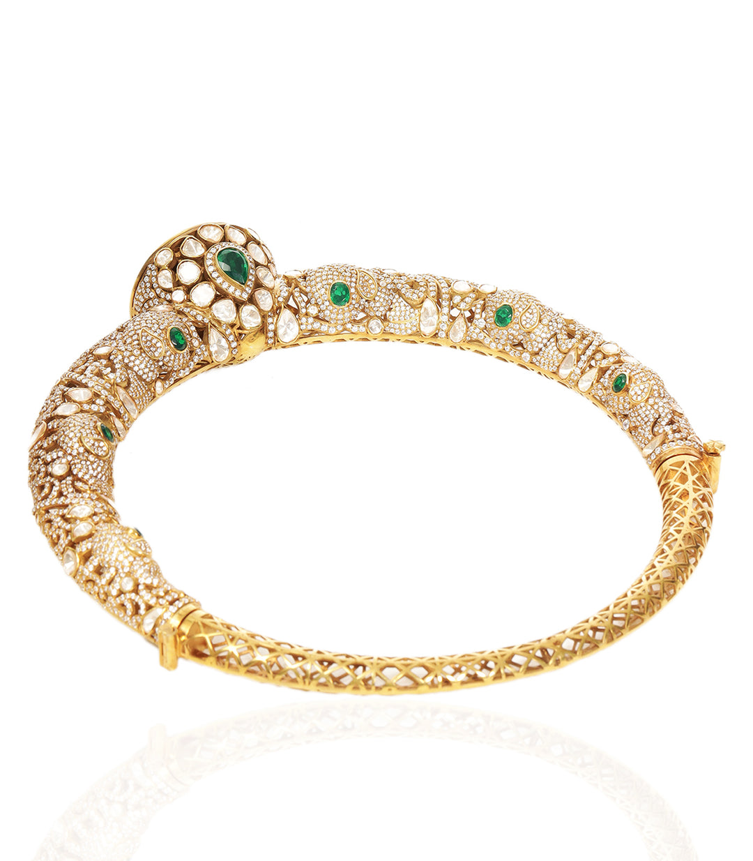 MISHIKA ANTIQUE FINISH MOISSANITE HASLI