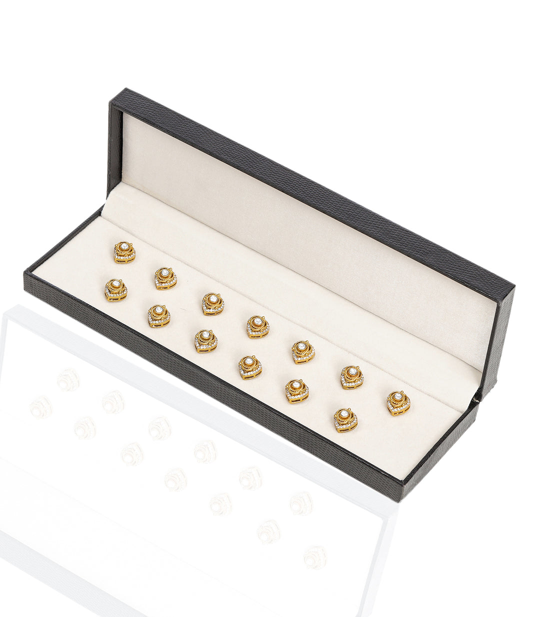 AMANI GOLD PLATED  POLKI BUTTON