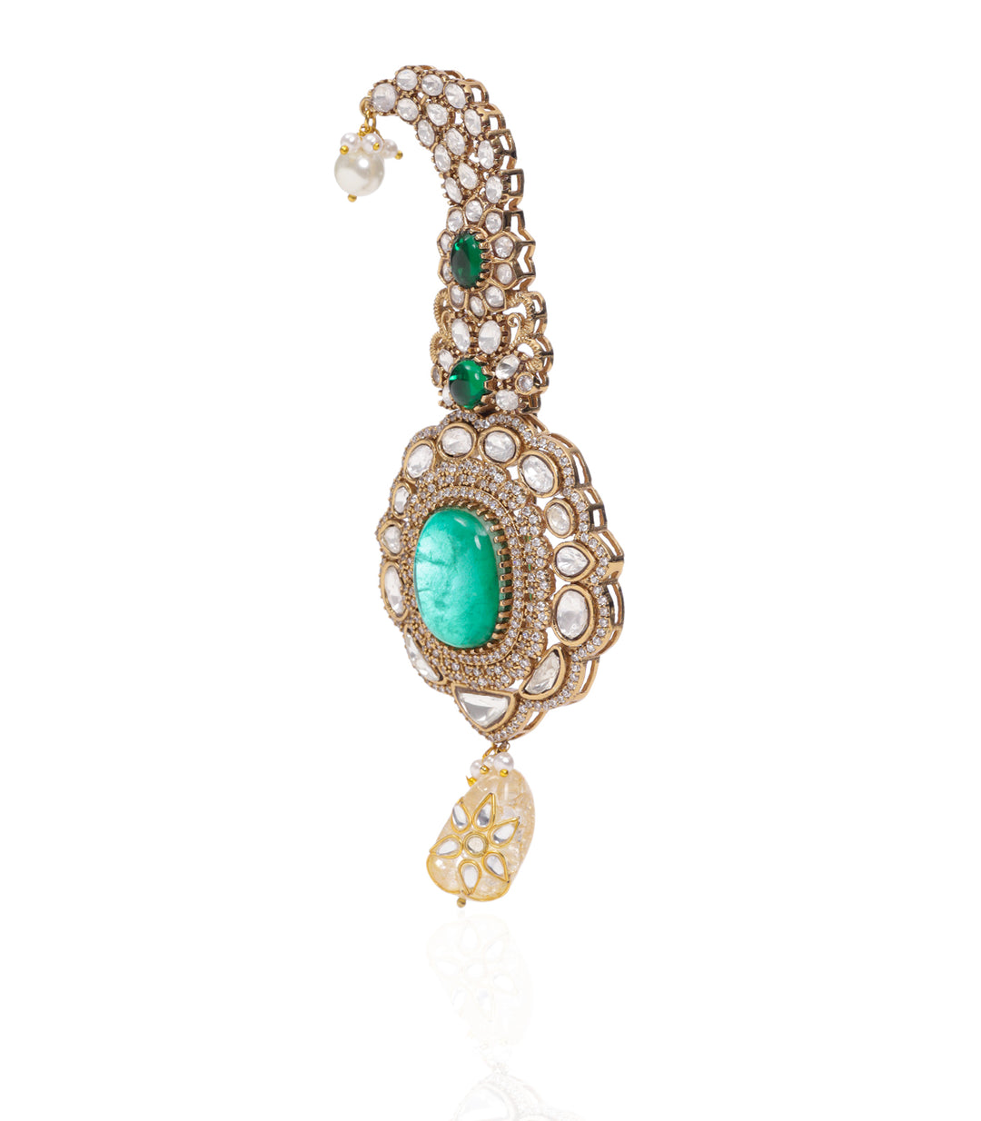 KARTIKA GREEN MOISSANITE KALGI