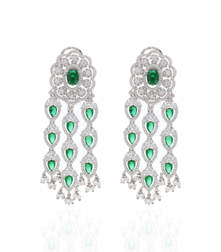 DAISY GREEN ZIRCON NECKLACE SET
