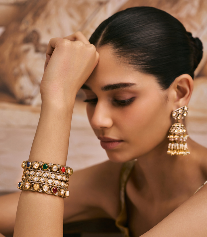 MENKA NAVRATAN POLKI BANGLES