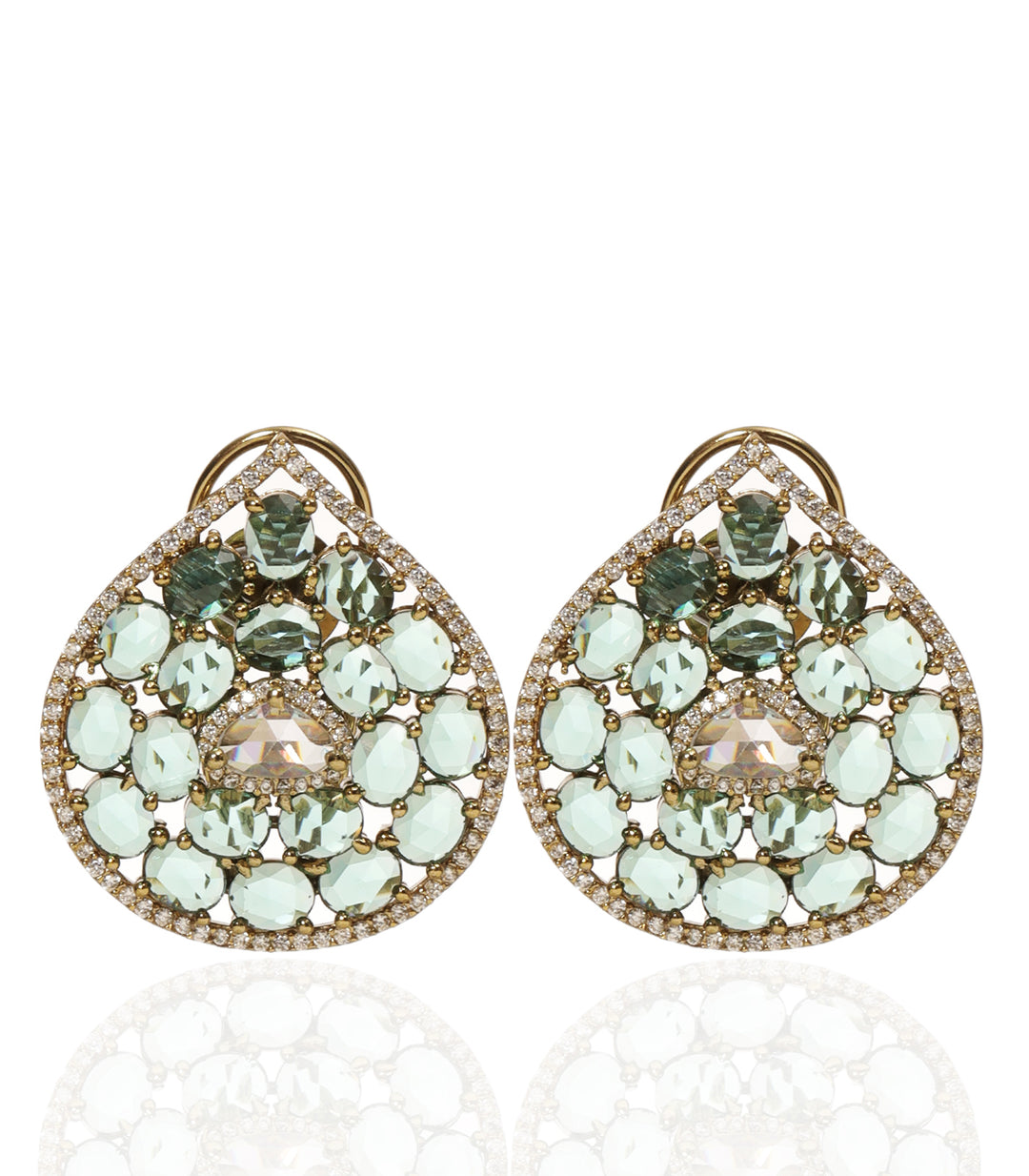 HARITA GREEN ZIRCON NECKLACE SET