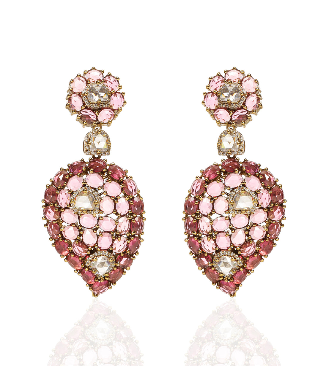 MISHKA PINK ZIRCON NECKLACE SET