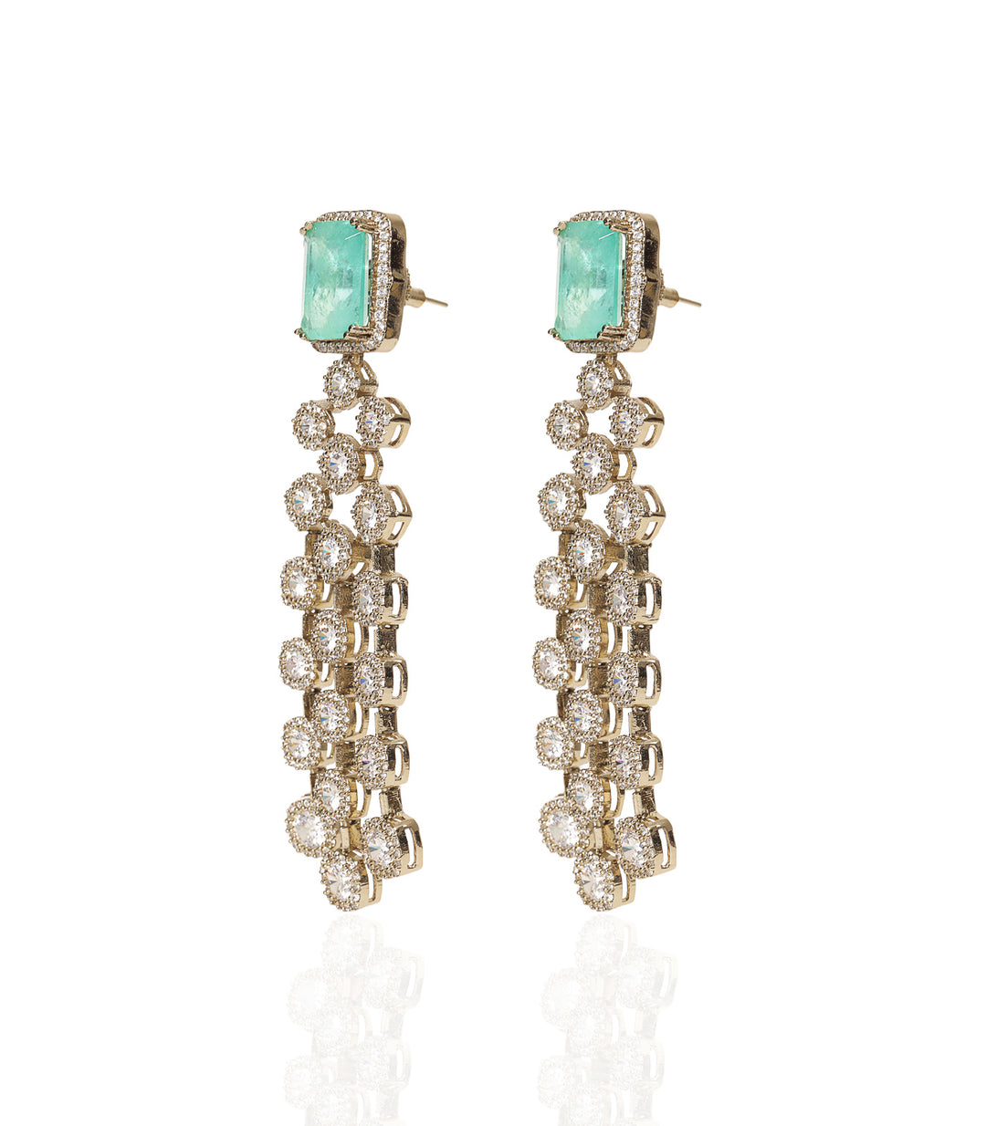HETAL MINT POLKI NECKLACE SET