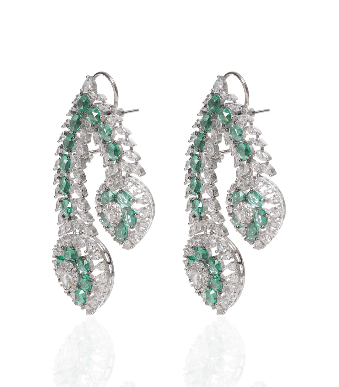 SADHIKA MINT ZIRCON NECKLACE SET