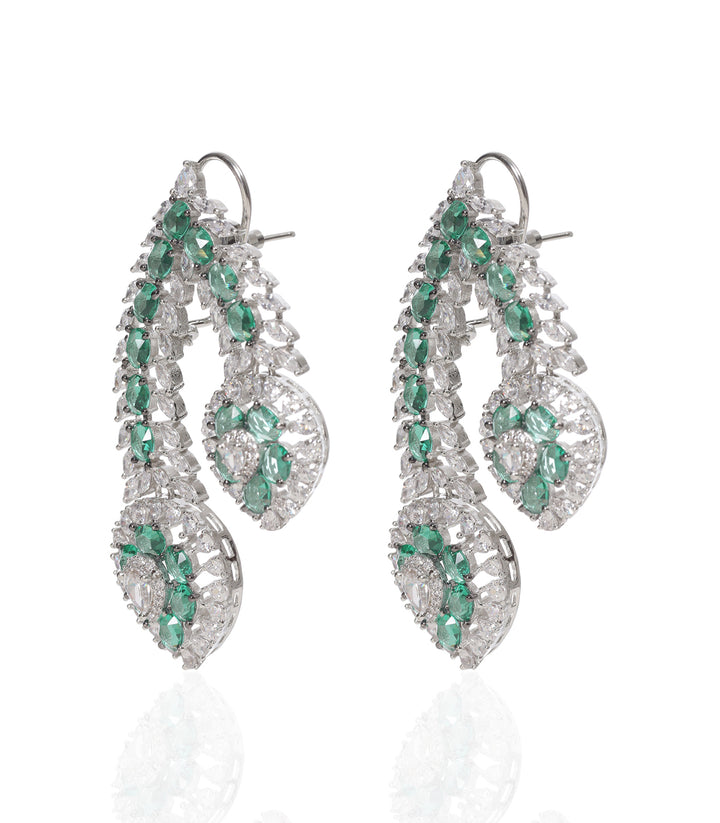 SADHIKA MINT ZIRCON NECKLACE SET